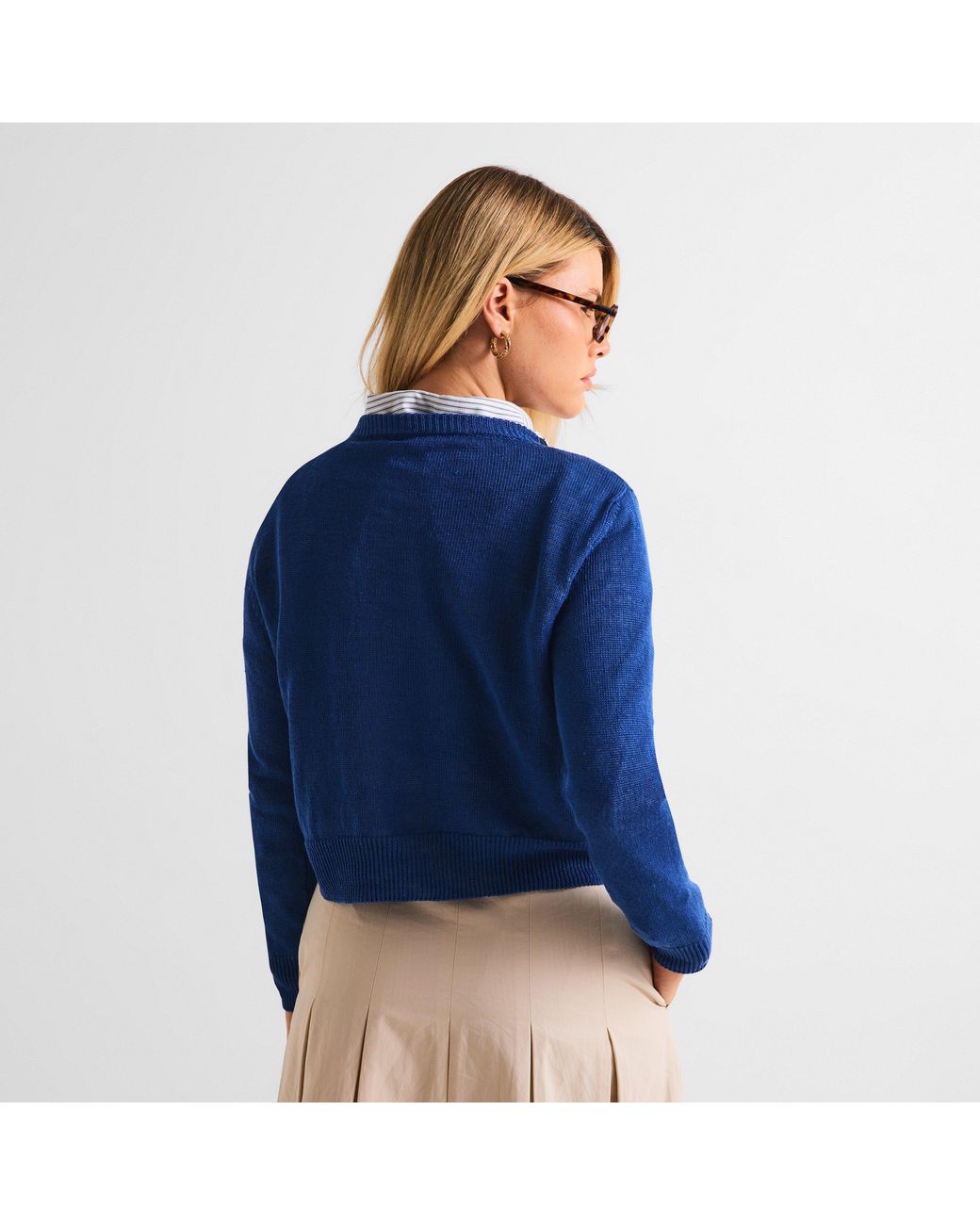 Weekend by Maxmara Blue Cardigan