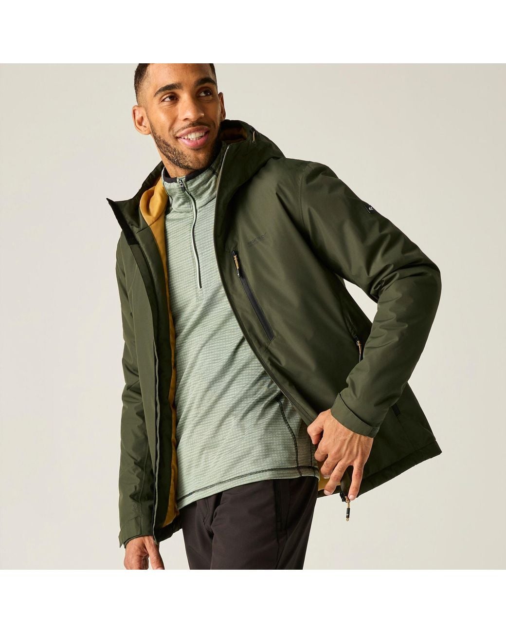 Regatta Green Allston Waterproof Jacket for men