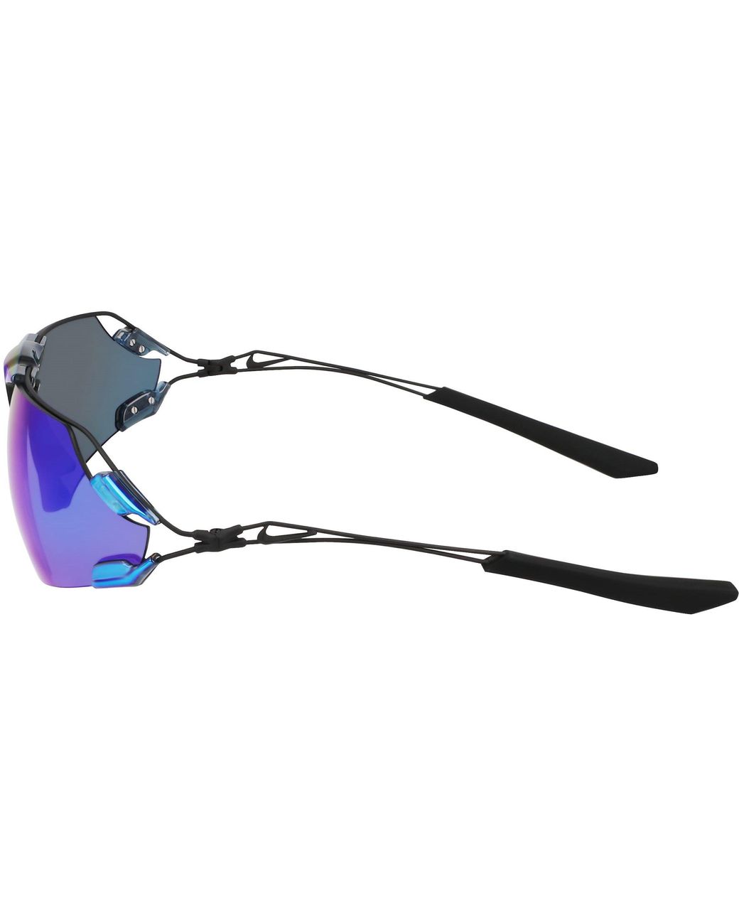 Nike Blue Zeus Edge Wrap Sunglasses