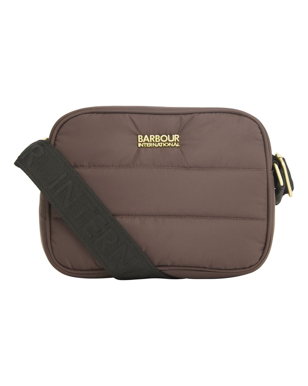 Barbour Brown Monaco Baffle Crossbody Bag 1.6 L