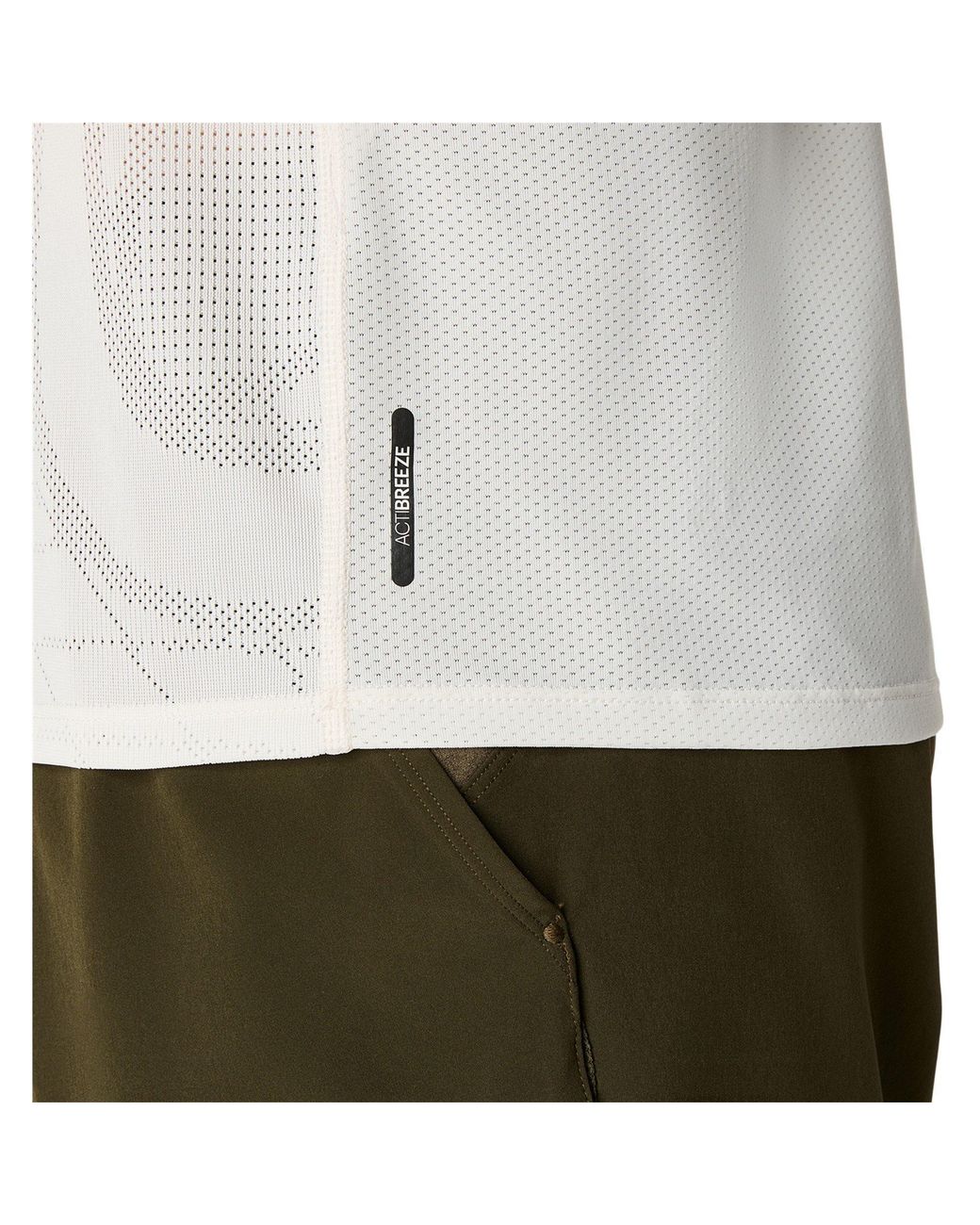 Asics White Match Actibreeze Polo-Shirt for men