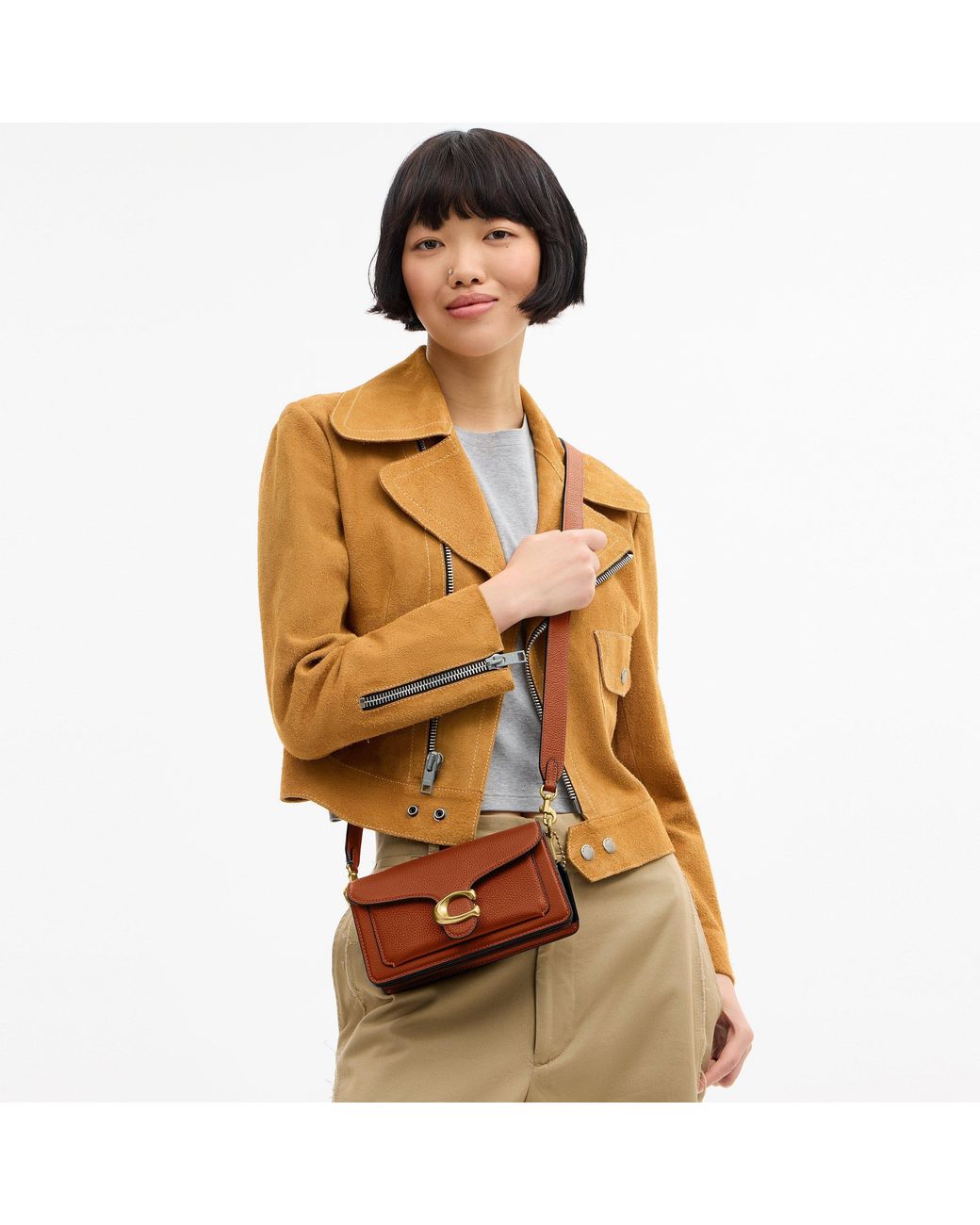 COACH Brown Tabby 20 Shoulder Bag