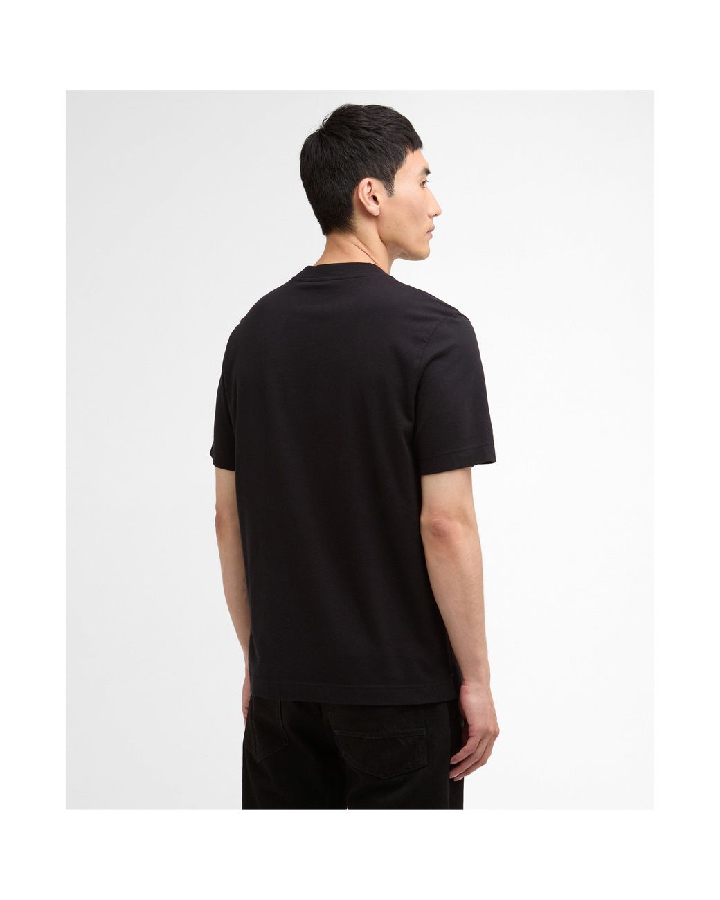 Barbour Black Talisman Graphic T-Shirt for men