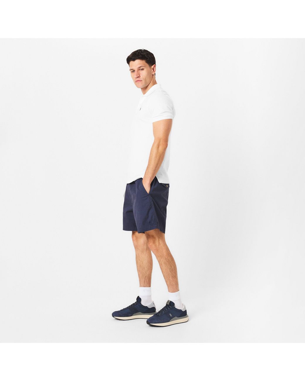 Polo Ralph Lauren Blue Train 89 Low-Top Trainers for men