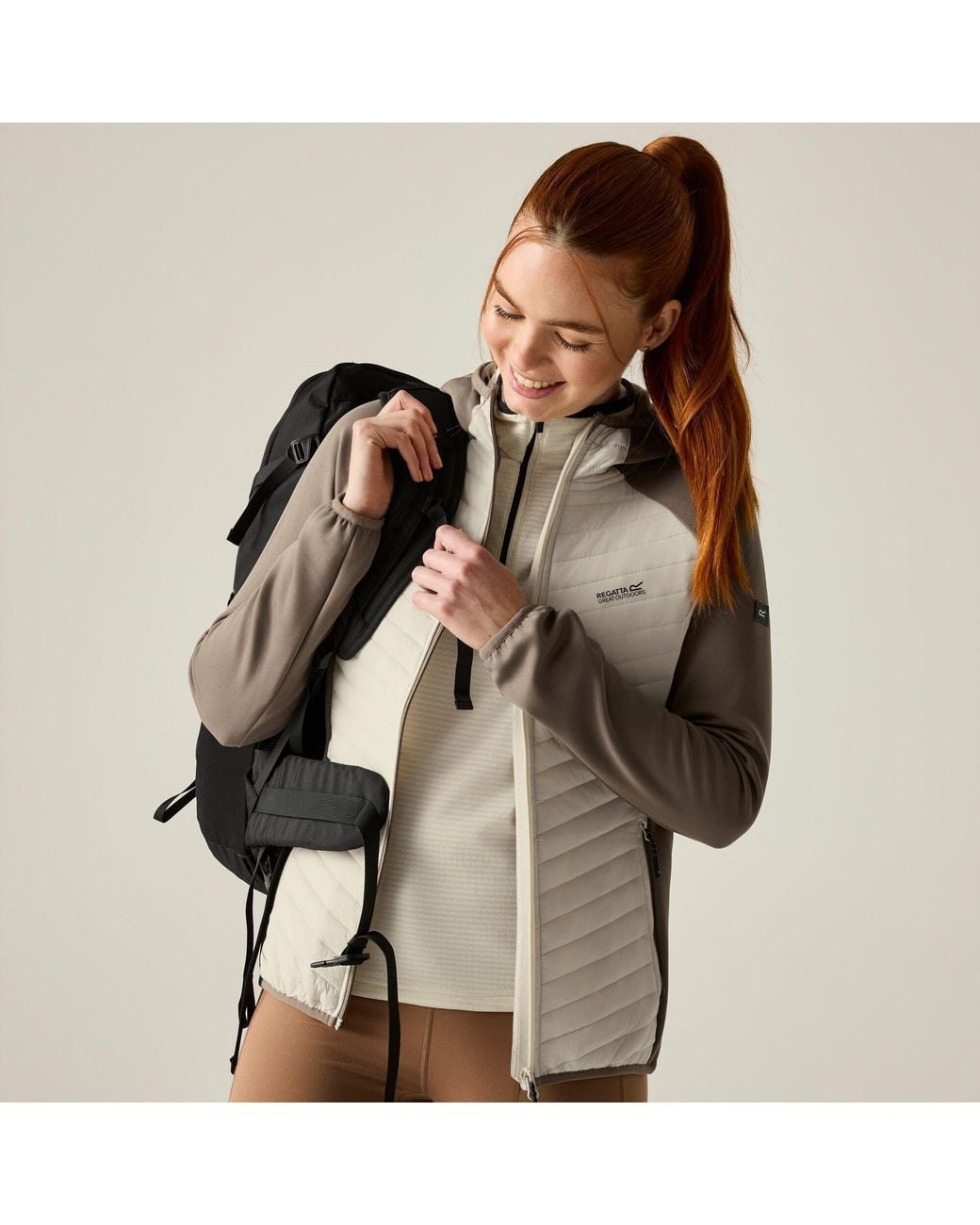 Regatta Brown Andreson Hybrid Water-Repellent Jacket