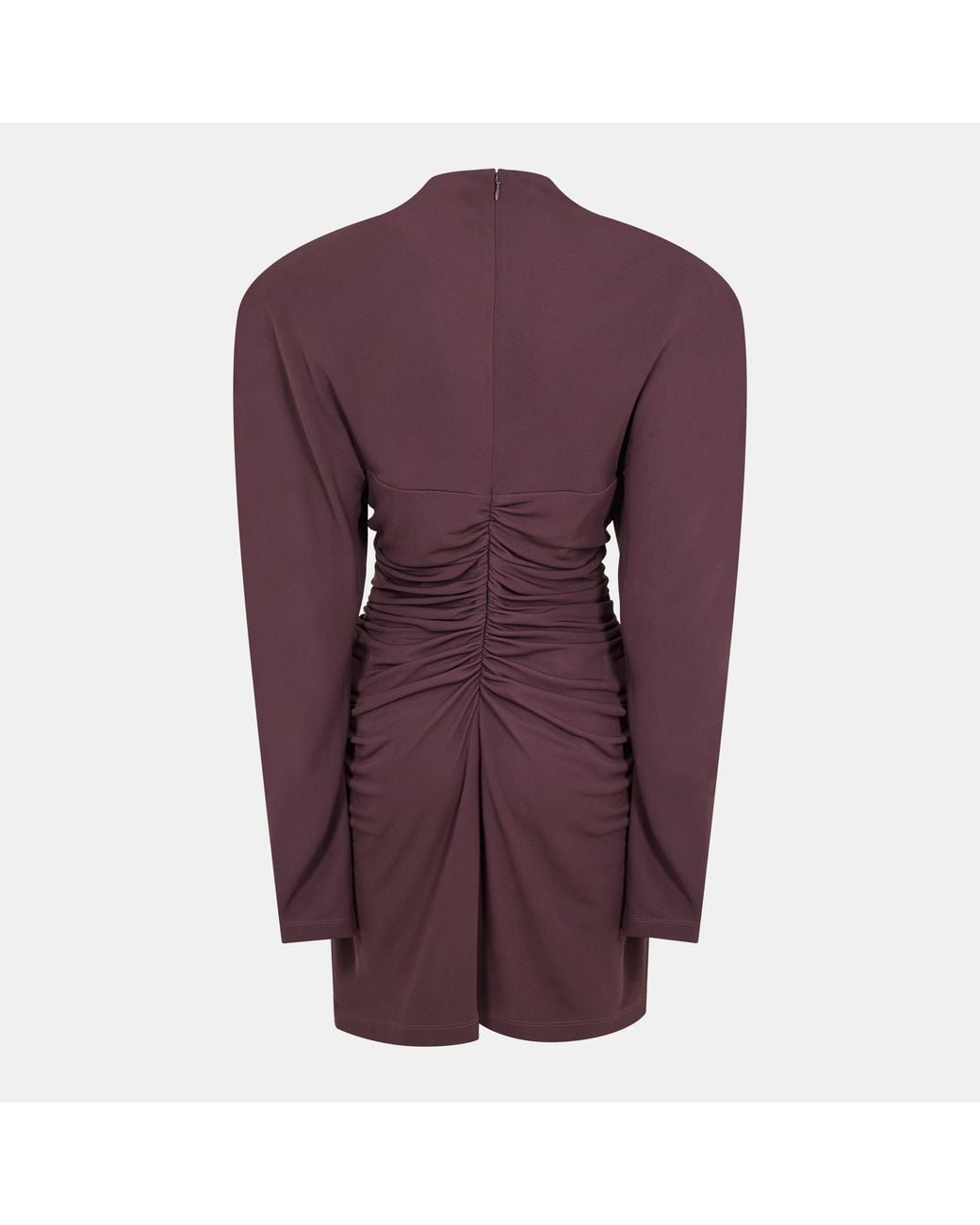Stella McCartney Purple Long Sleeve Jersey Mini Dress