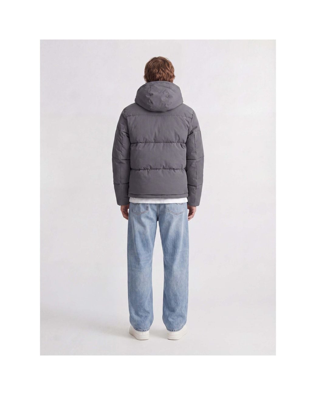 Jack & Jones Gray Jack Galaxy Puf Jkt Sn64 for men
