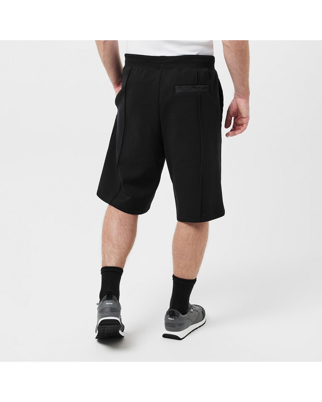 HUGO Black Jogging Shorts for men