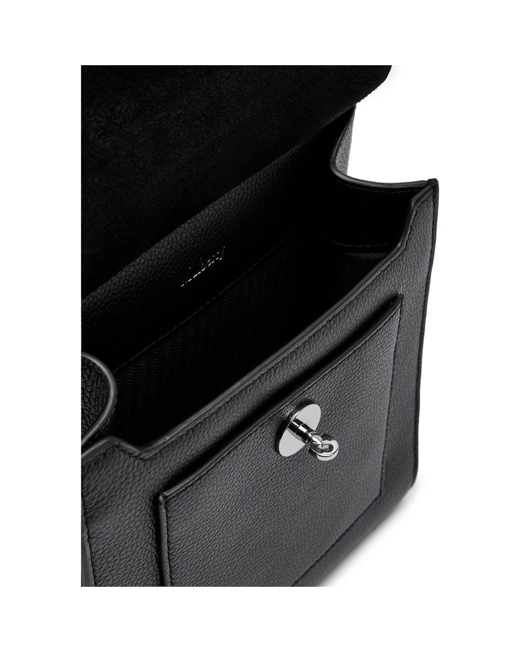 Mulberry Black Small Antony Leather Messenger Bag for men