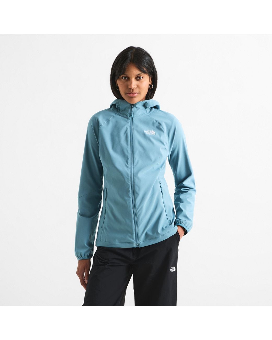 The North Face Blue Nimble Lightweight Weather-Resistant Softshell Jacket