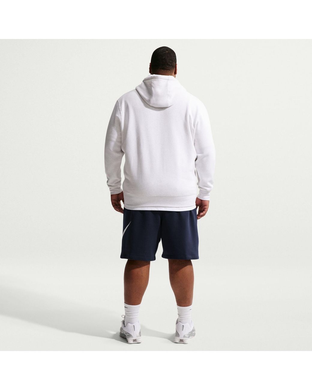Nike Black Sportswear Club Graphic Shorts for men