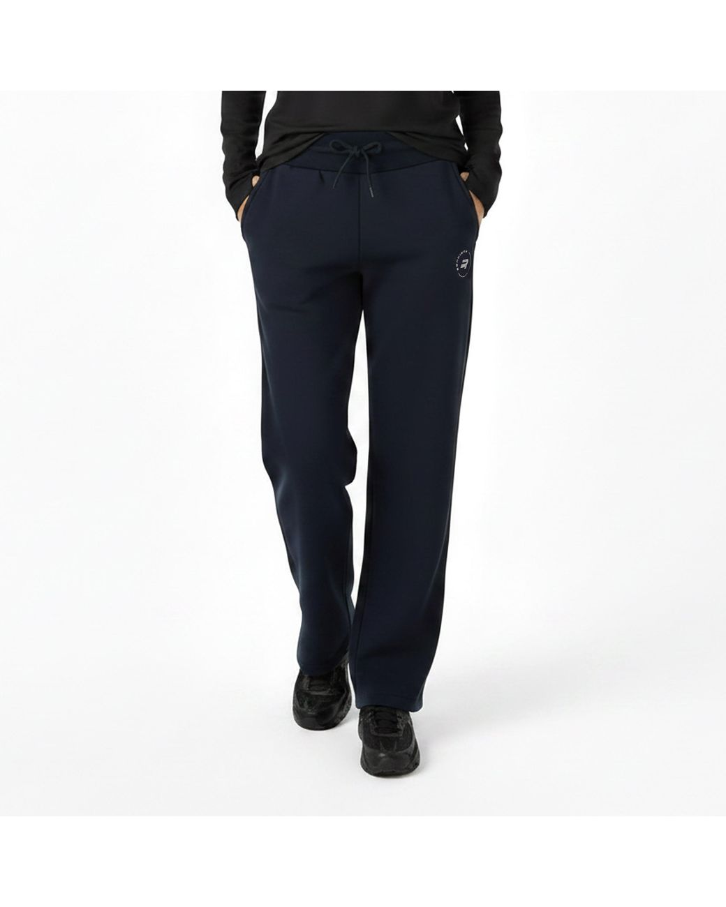 Röhnisch Blue Wide Open Hem Jersey Jogging Bottoms
