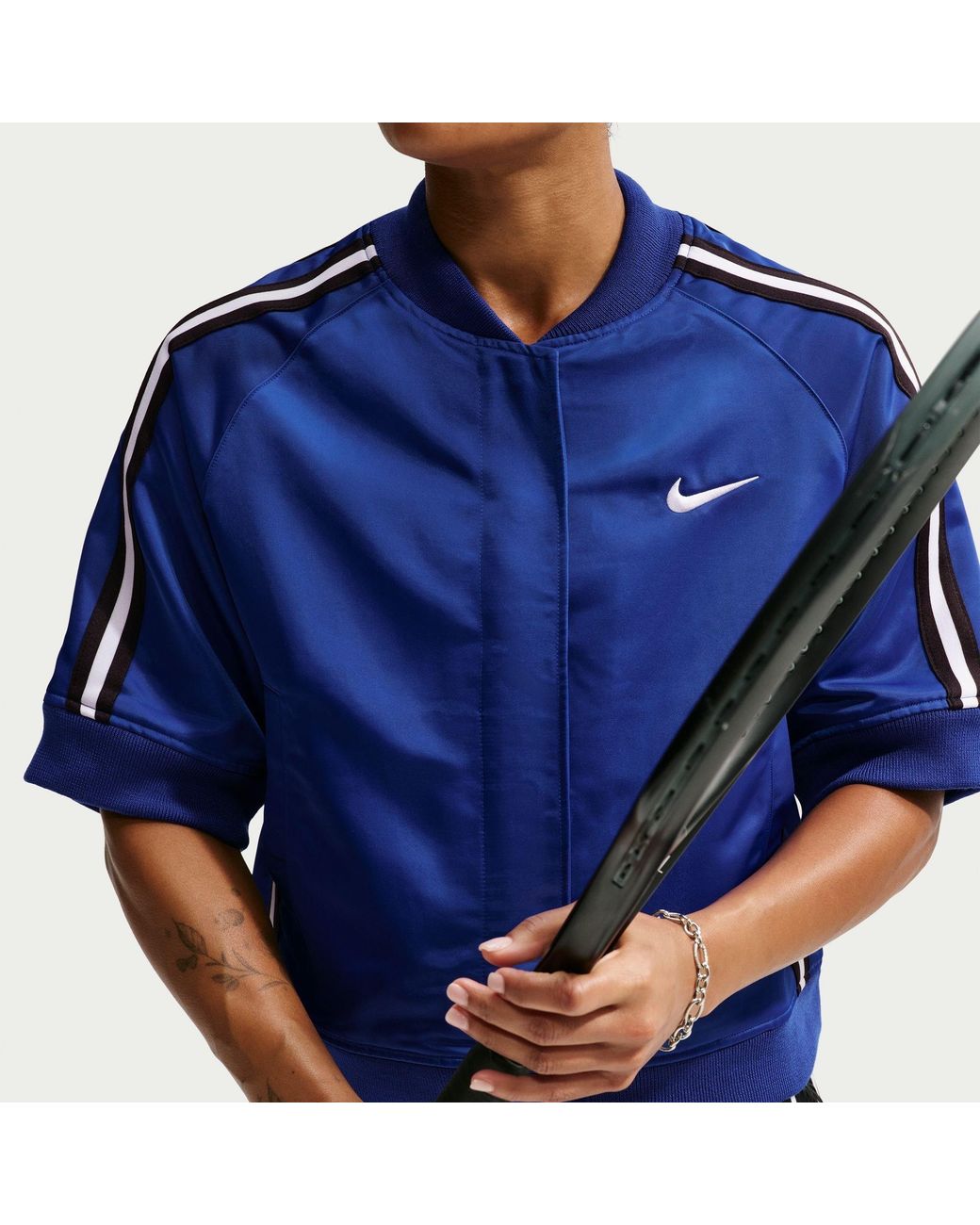 Nike Blue Court Slam Tennis Jacket