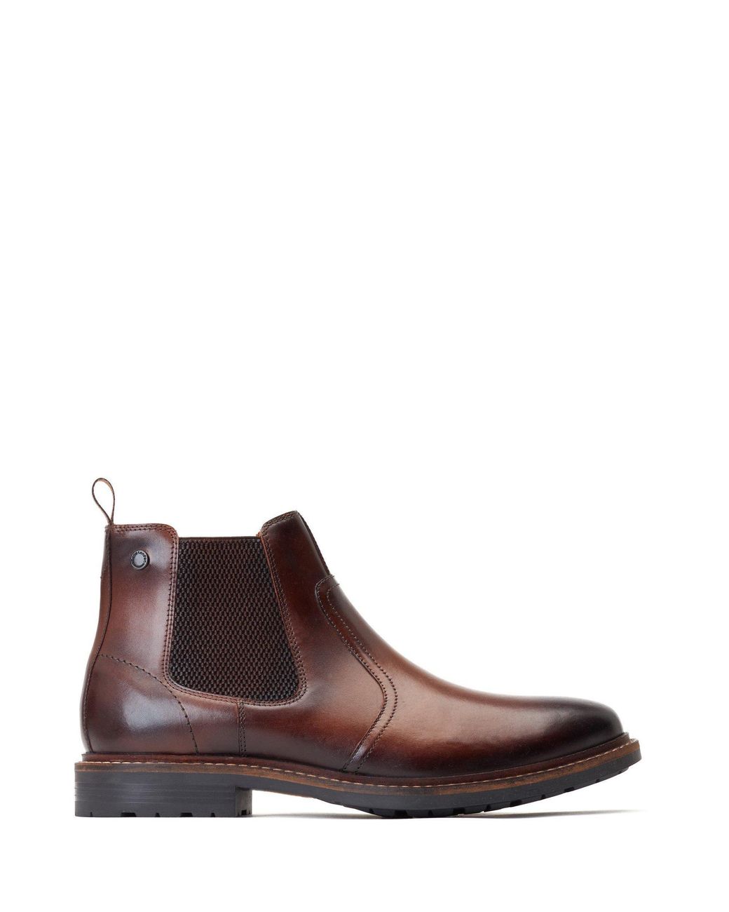Base London Brown Bloom Chelsea Boot for men