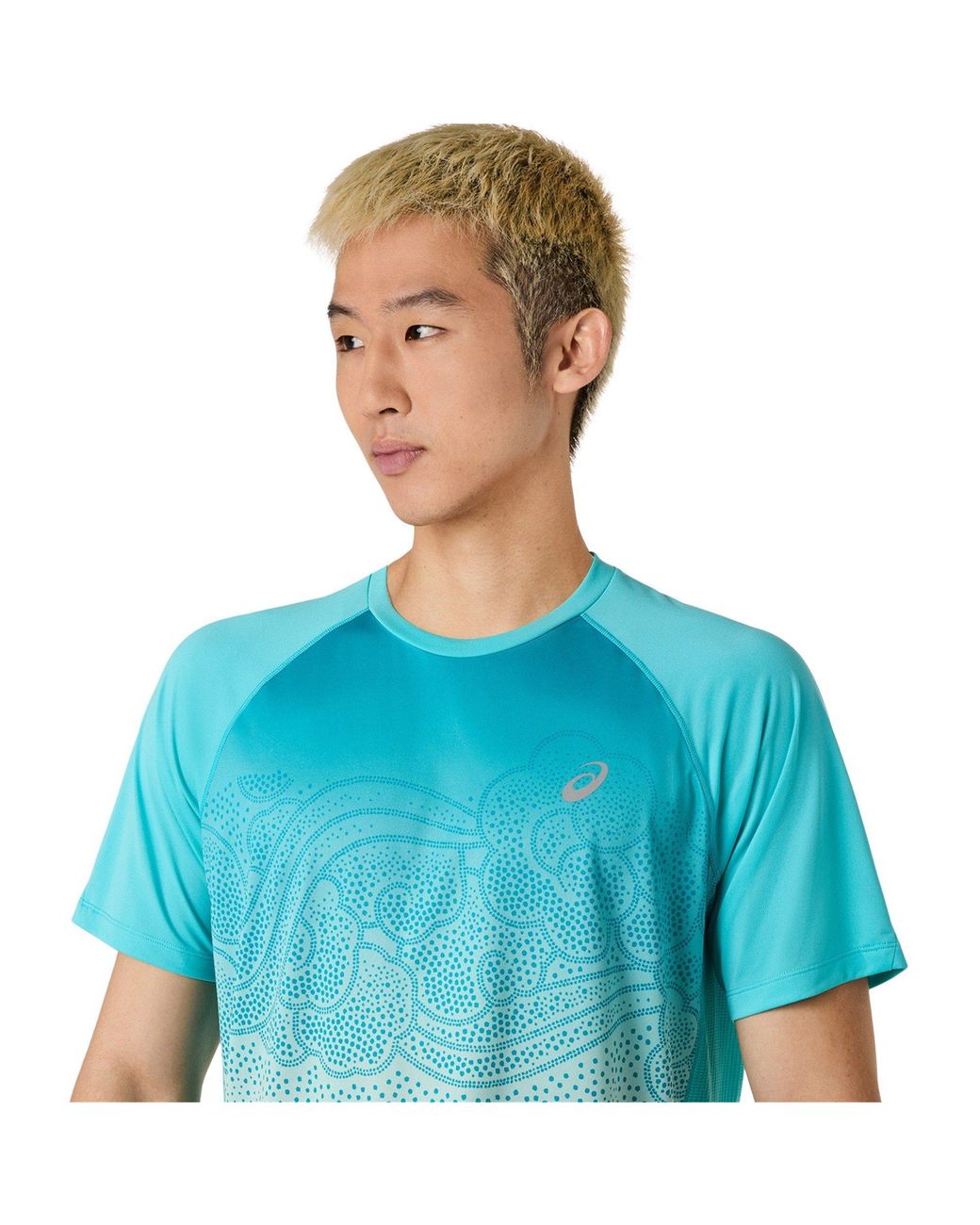 Asics Blue Road Ibuki Short Sleeve Running T-Shirt for men