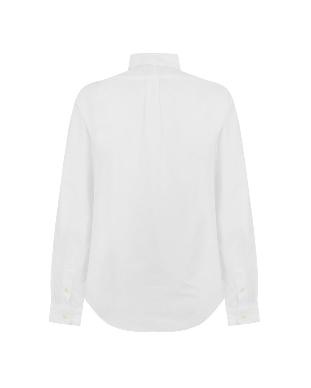 Polo Ralph Lauren White Slim Fit Oxford Long Sleeve Shirt for men