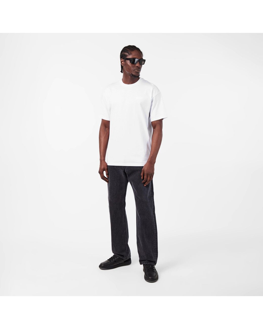 Givenchy White Logo Patch T-Shirt for men