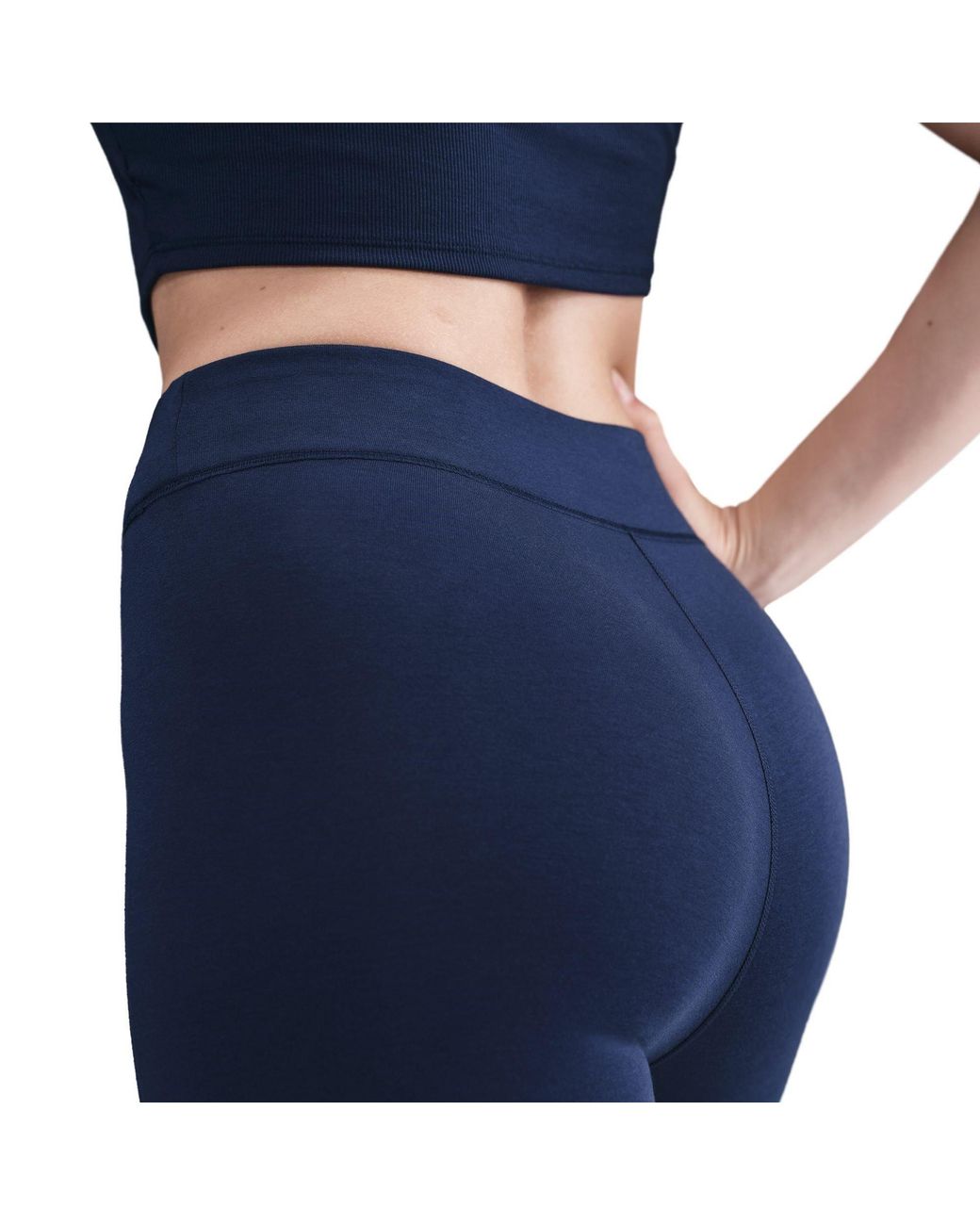 Nike Blue Sportswear Classic High-Waisted 7/8 Leggings