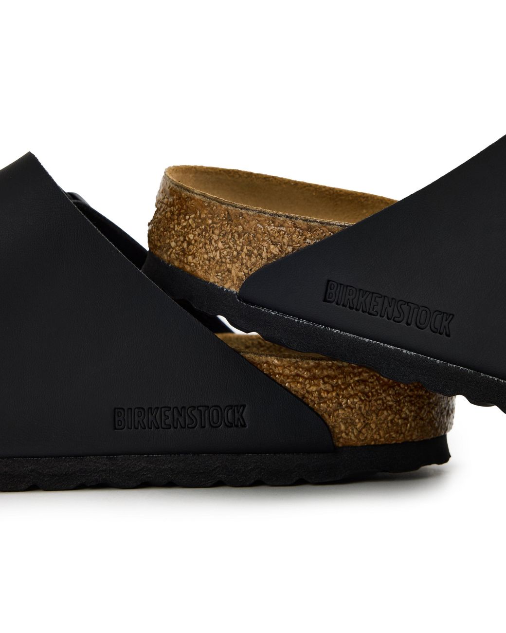 Birkenstock Black Contoured Footbed Adjustable Flat Sandals for men