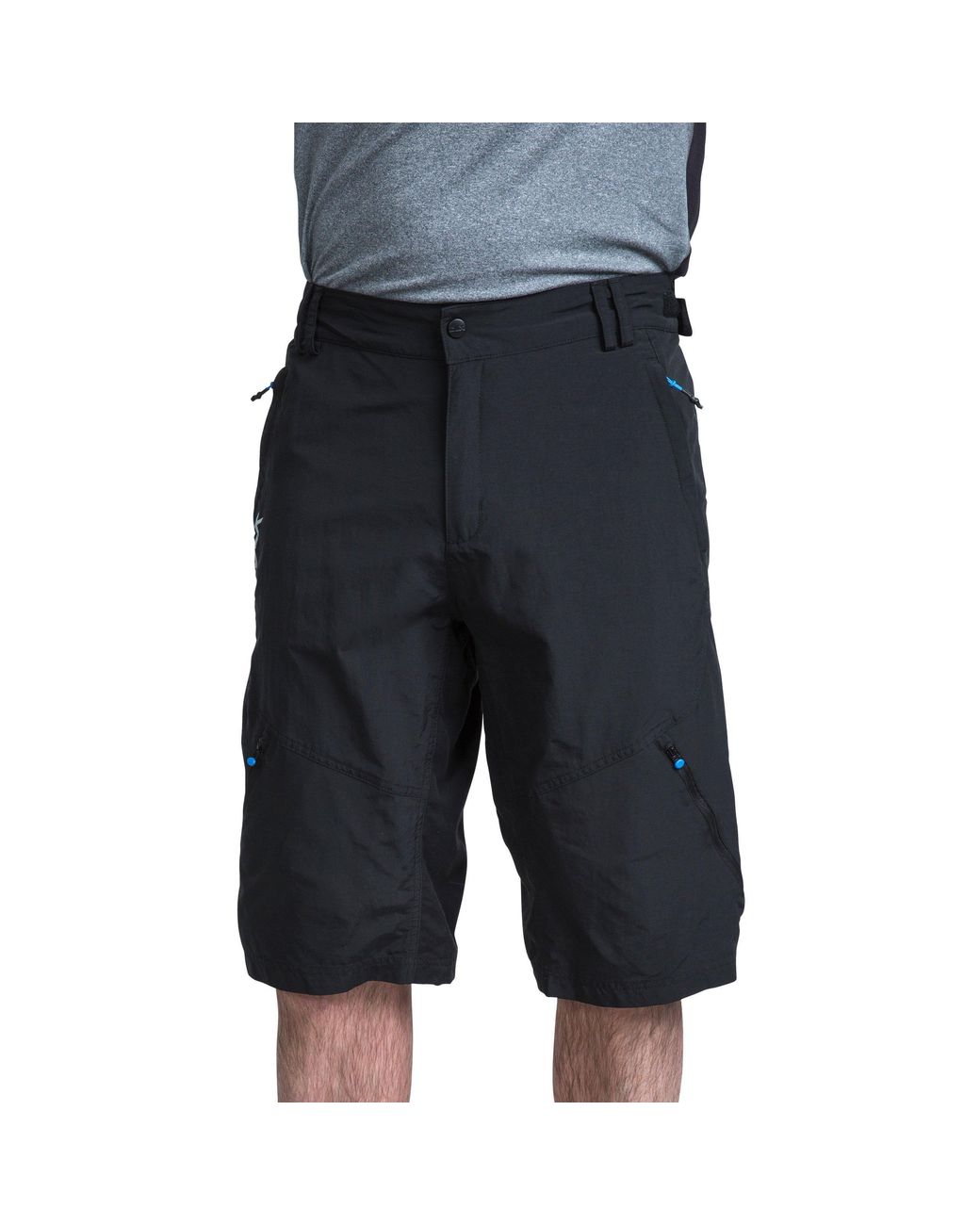 Trespass Black Malaki Walking Shorts for men