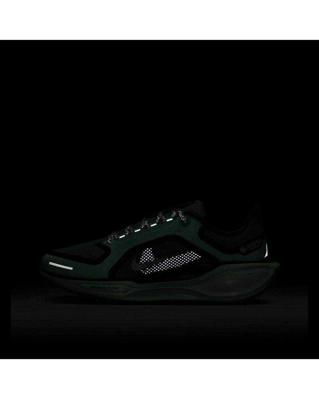 Nike Green Pegasus 41 Gore-Tex Waterproof Road Running Shoes