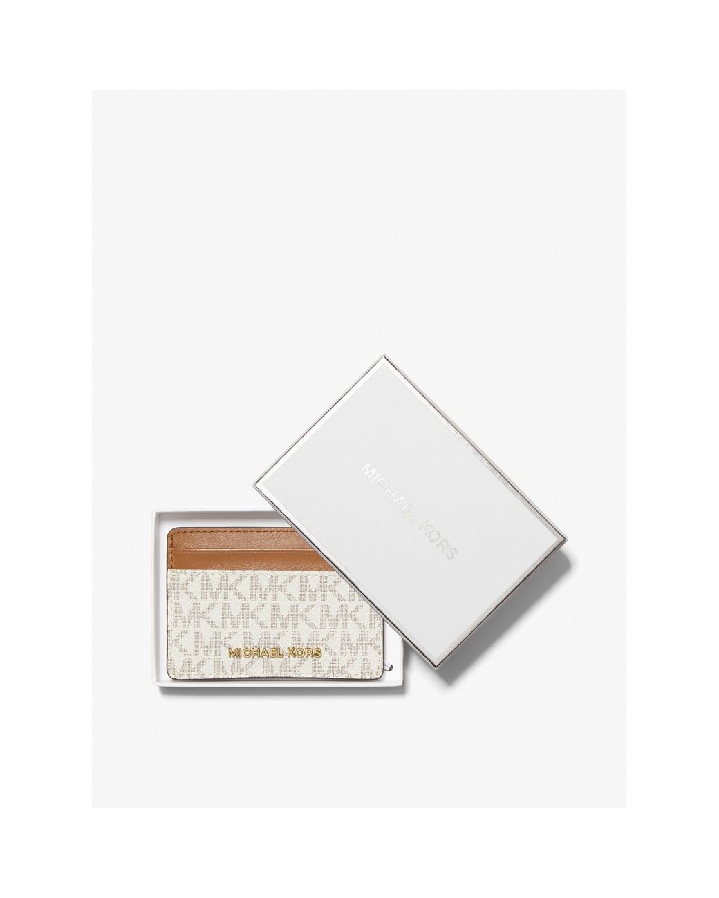 MICHAEL Michael Kors White Money Pieces Card Holder