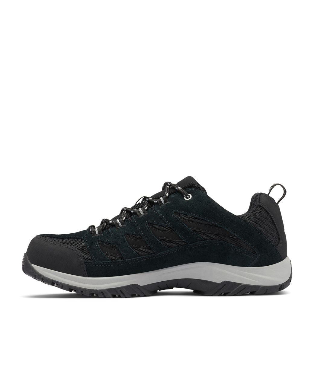 Columbia Black Crestwood Leather Waterproof Walking Shoes for men