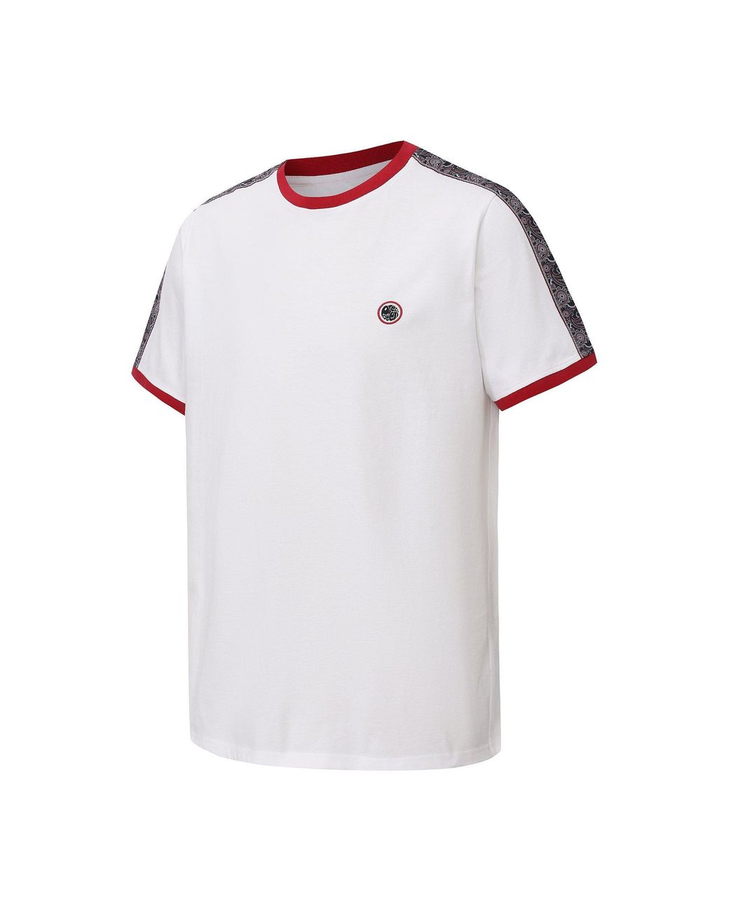 Pretty Green White Tape Tee for men