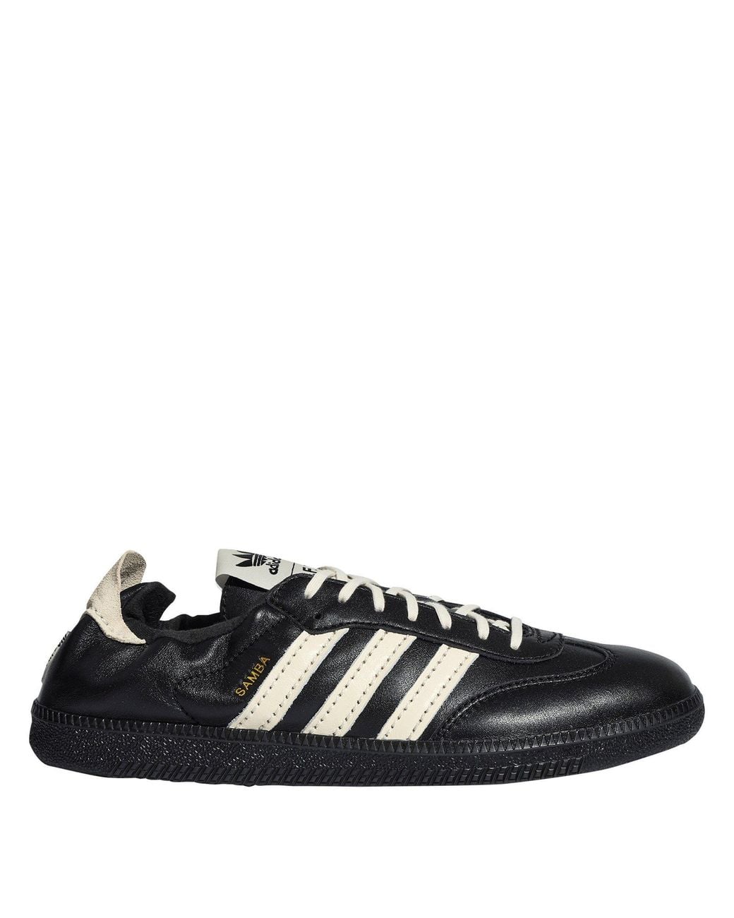 Adidas Originals Black Leather Low-Top Casual Shoes for men