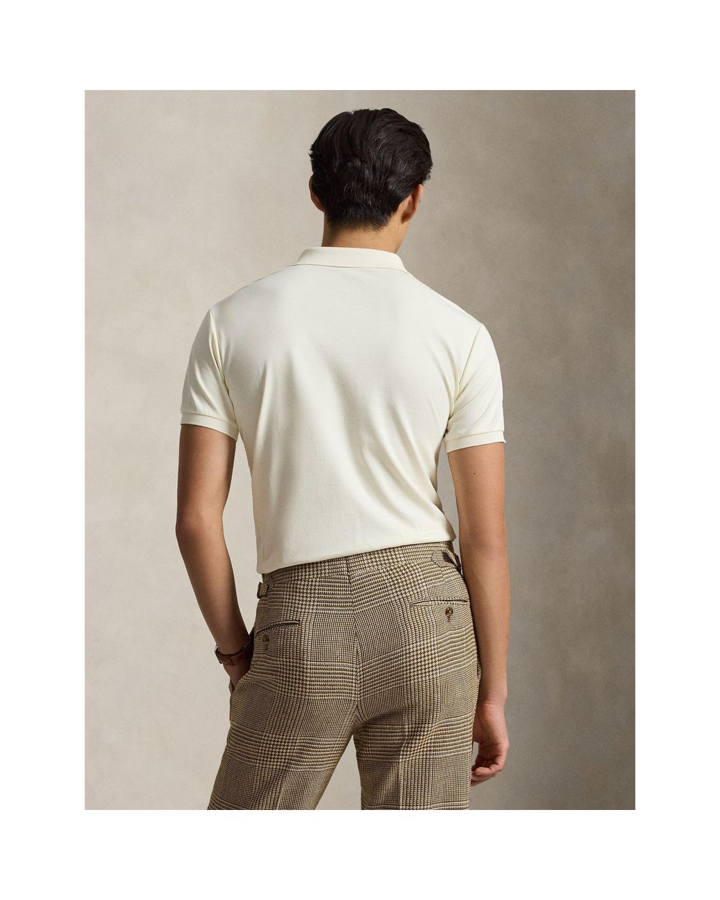 Polo Ralph Lauren Natural Slim Fit Short Sleeve Polo Shirt for men