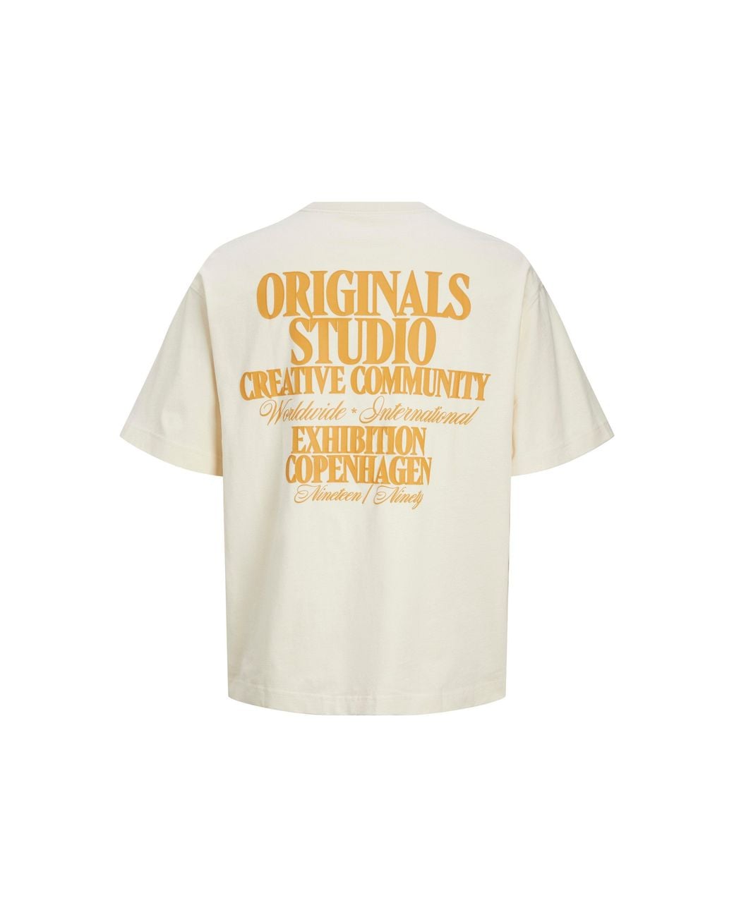 Jack & Jones White Bury Regular Fit T-Shirt for men