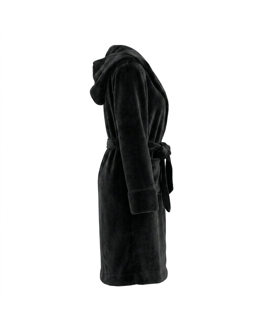 Biba Black Cosy Maxi Fluffy Dressing Gown