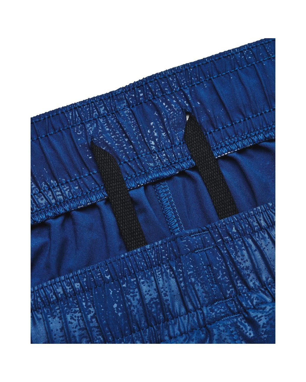 Under Armour Blue Woven Emboss Gym Shorts for men