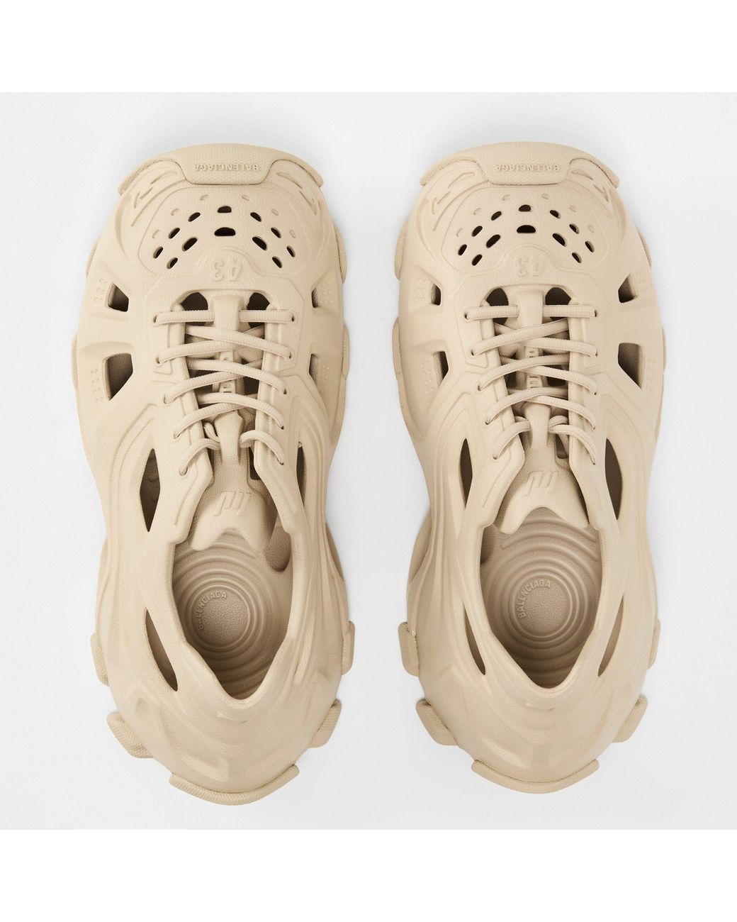 Balenciaga Natural Hd Rubber Low Top Sneakers for men