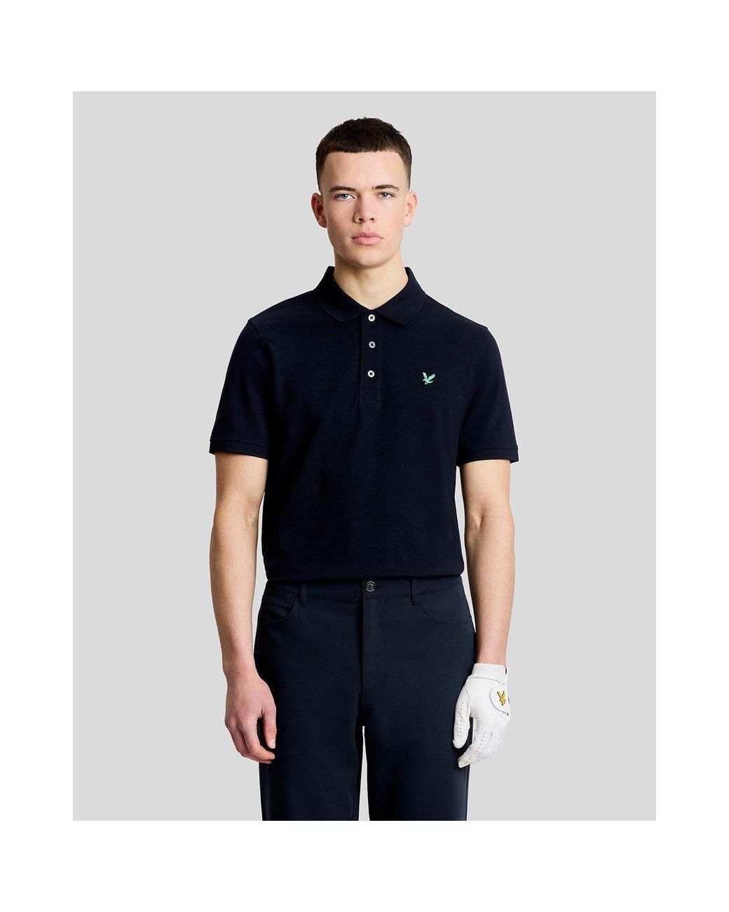 Lyle & Scott Blue Lyle & Scott Golf Eagle Polo Shirt for men