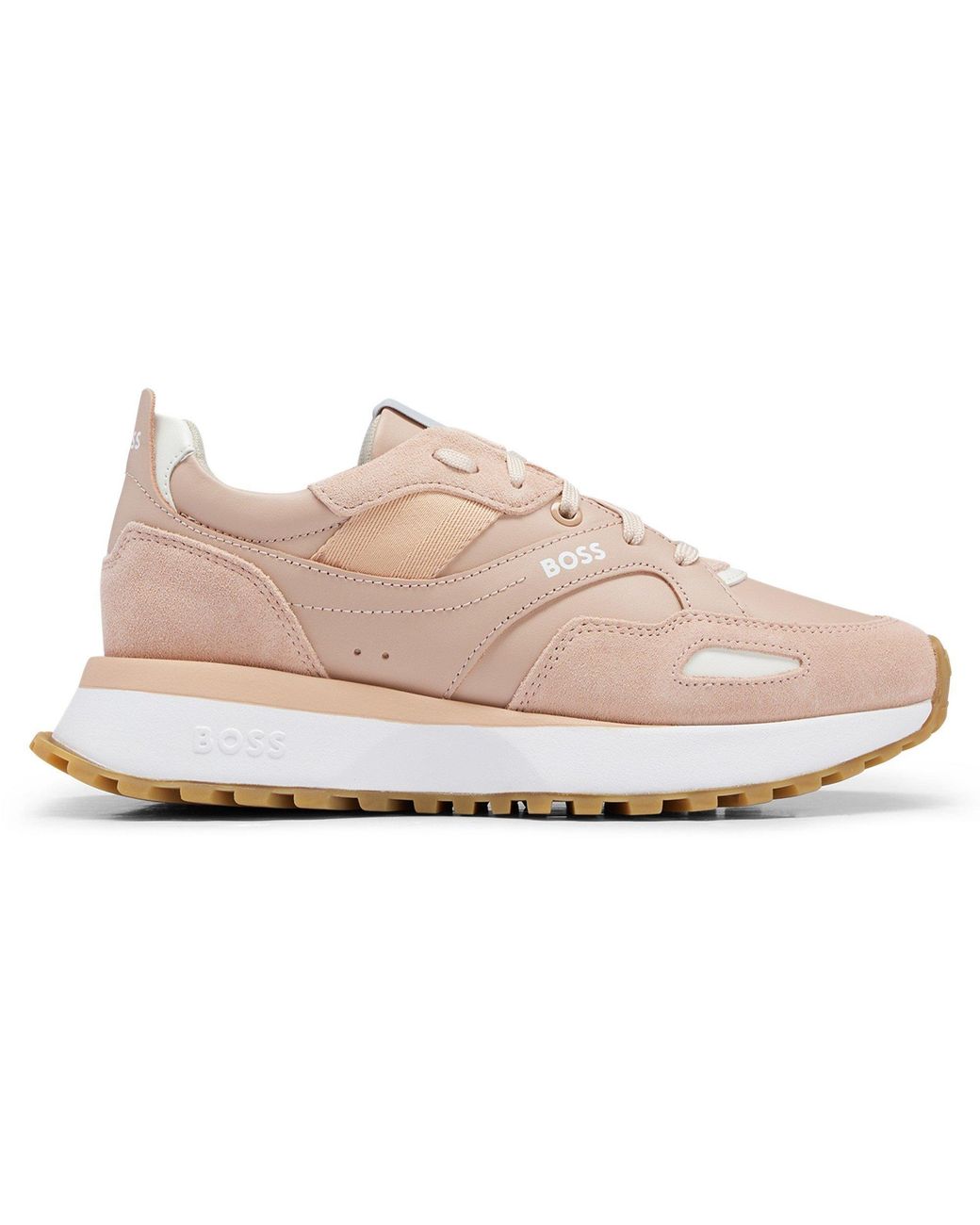 Boss Pink Jonah Runners Low-Top Trainers