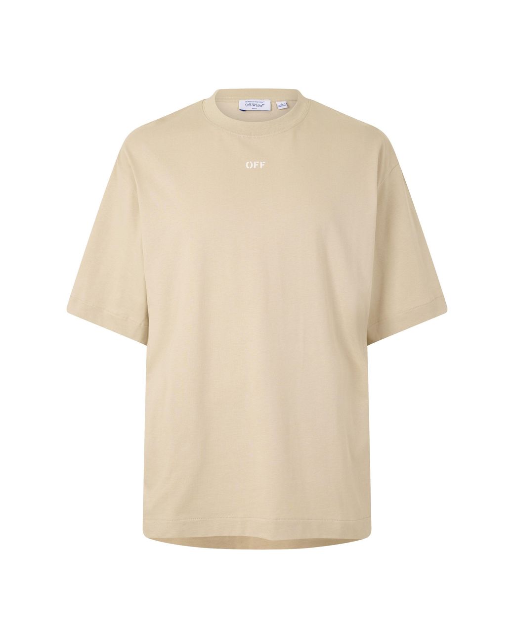 Off-White c/o Virgil Abloh Natural Arrow Skate Graphic T-Shirt for men