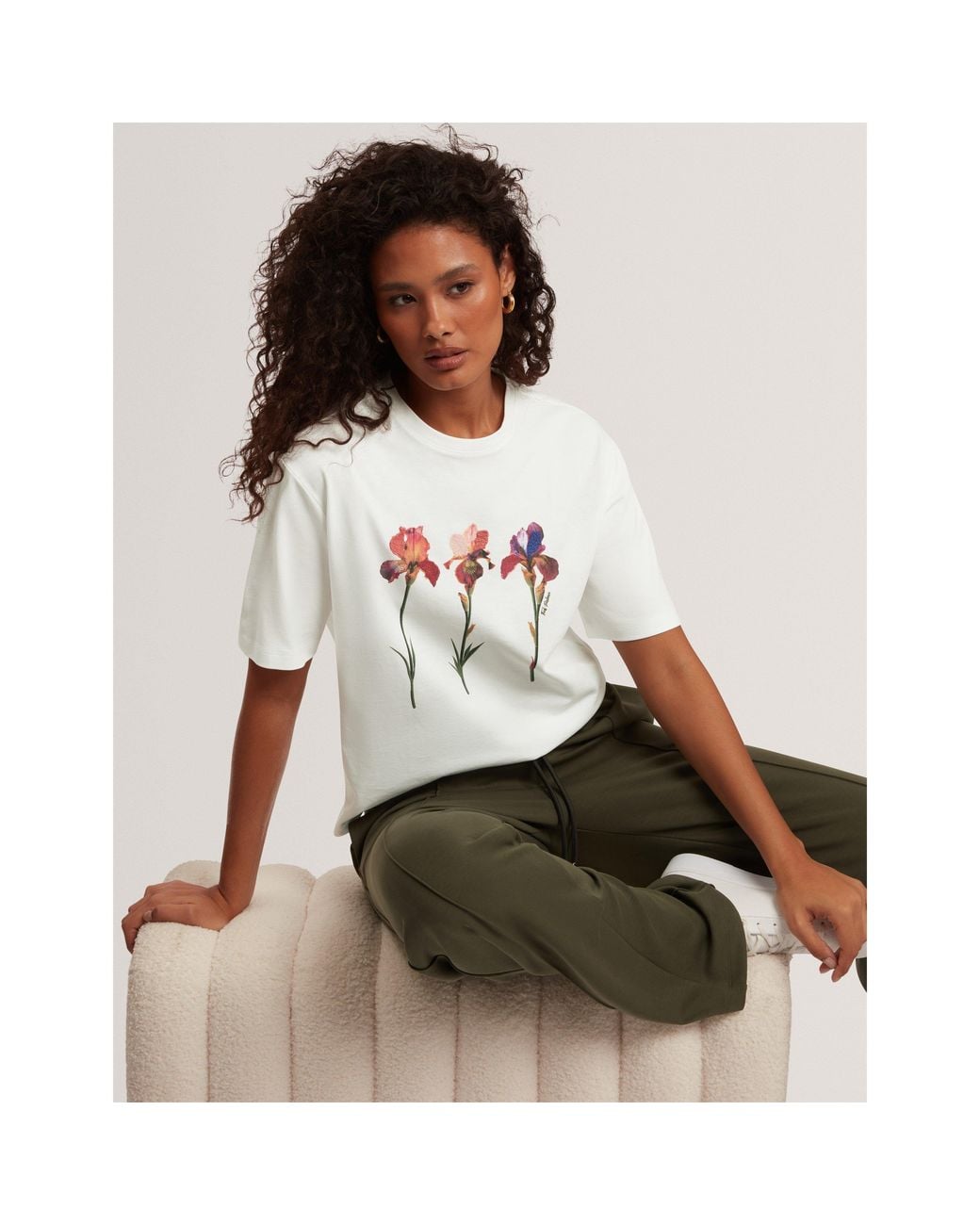 Ted Baker White Ted Embroided Tee Ld71