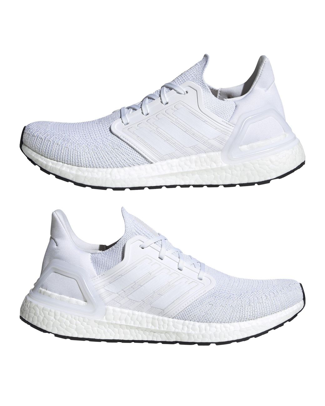Adidas White Ultraboost Running Shoes for men