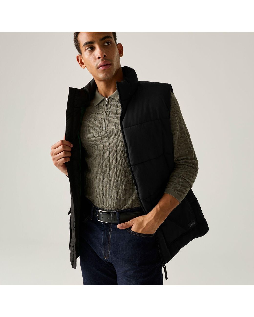 Regatta Black Marek Insulated Bodywarmer for men