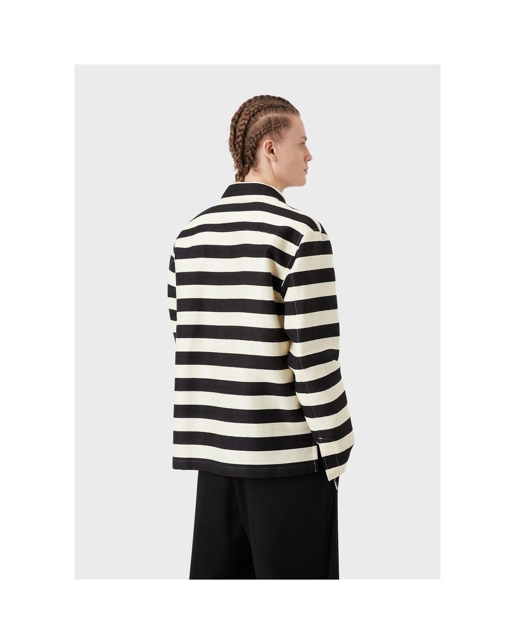 Emporio Armani Black Overshirt for men