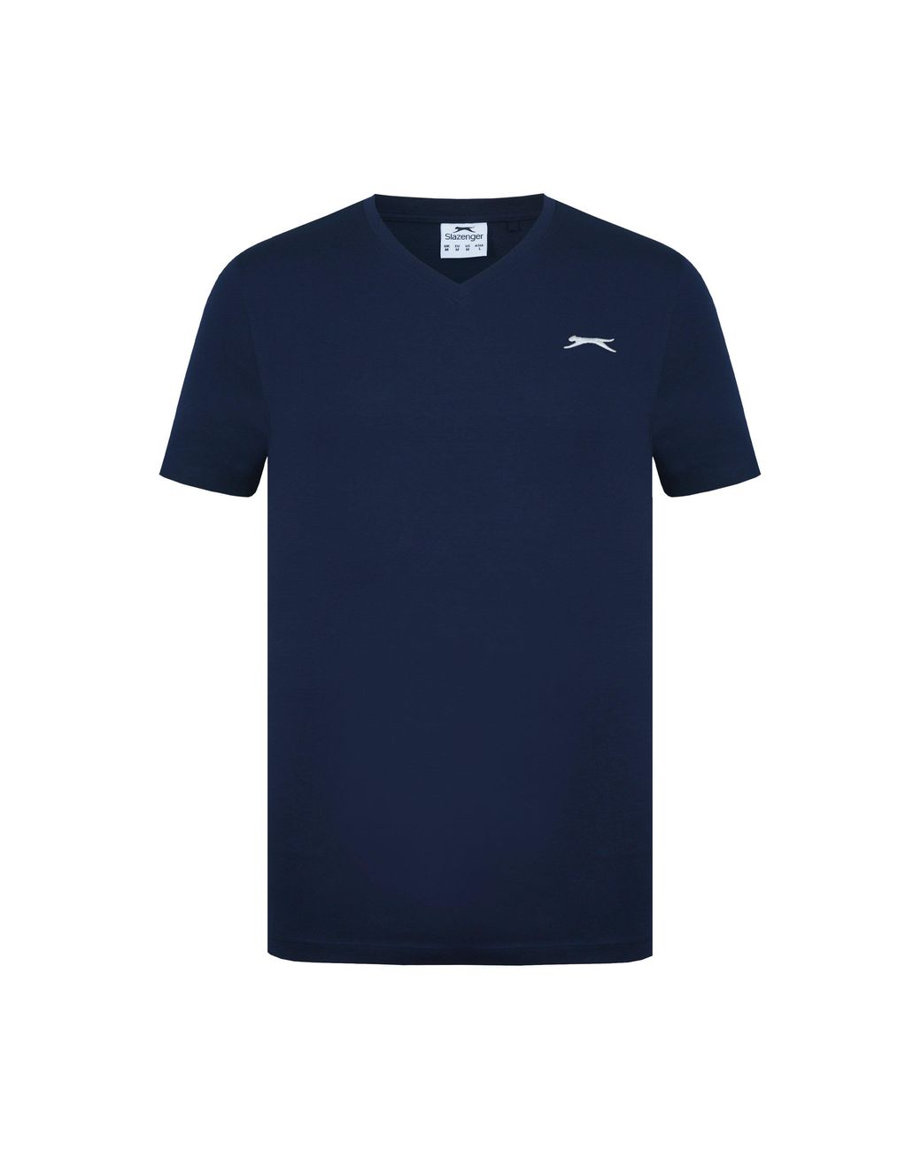 Slazenger 1881 Blue V Neck T Shirt for men