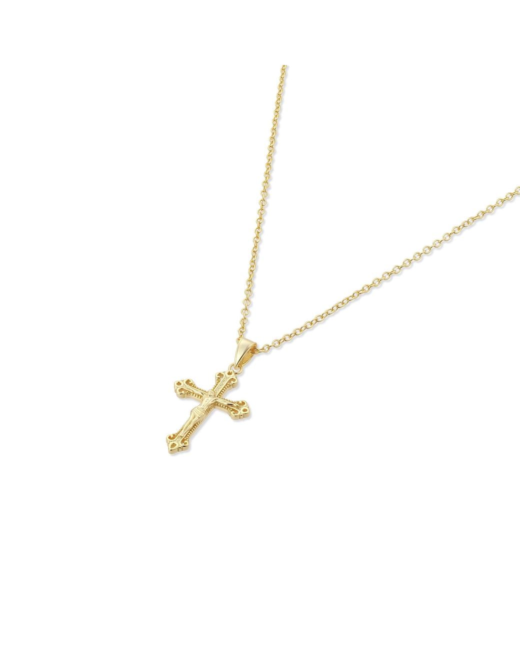 Common Lines Metallic Vintage Cross