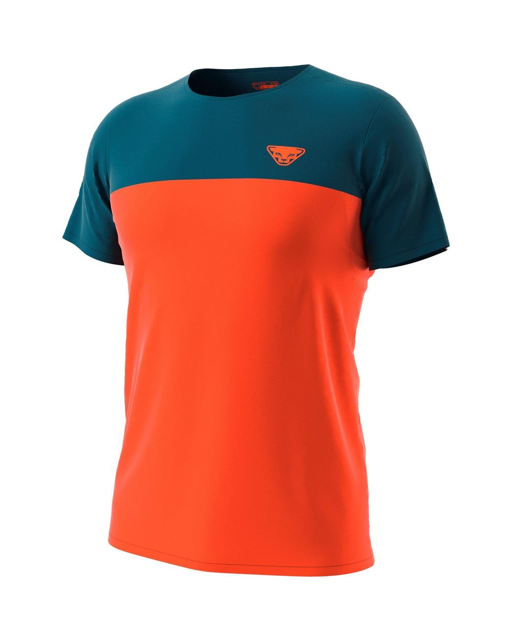 Dynafit Orange Traverse Tech Short-Sleeve Performance Gym Top for men
