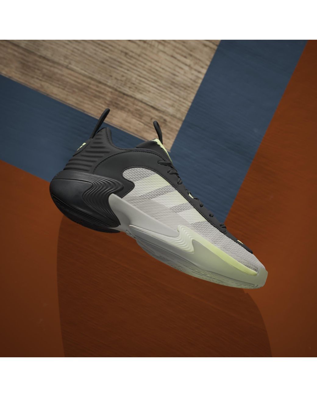 Adidas Green Exhibit Select Basketball Trainers