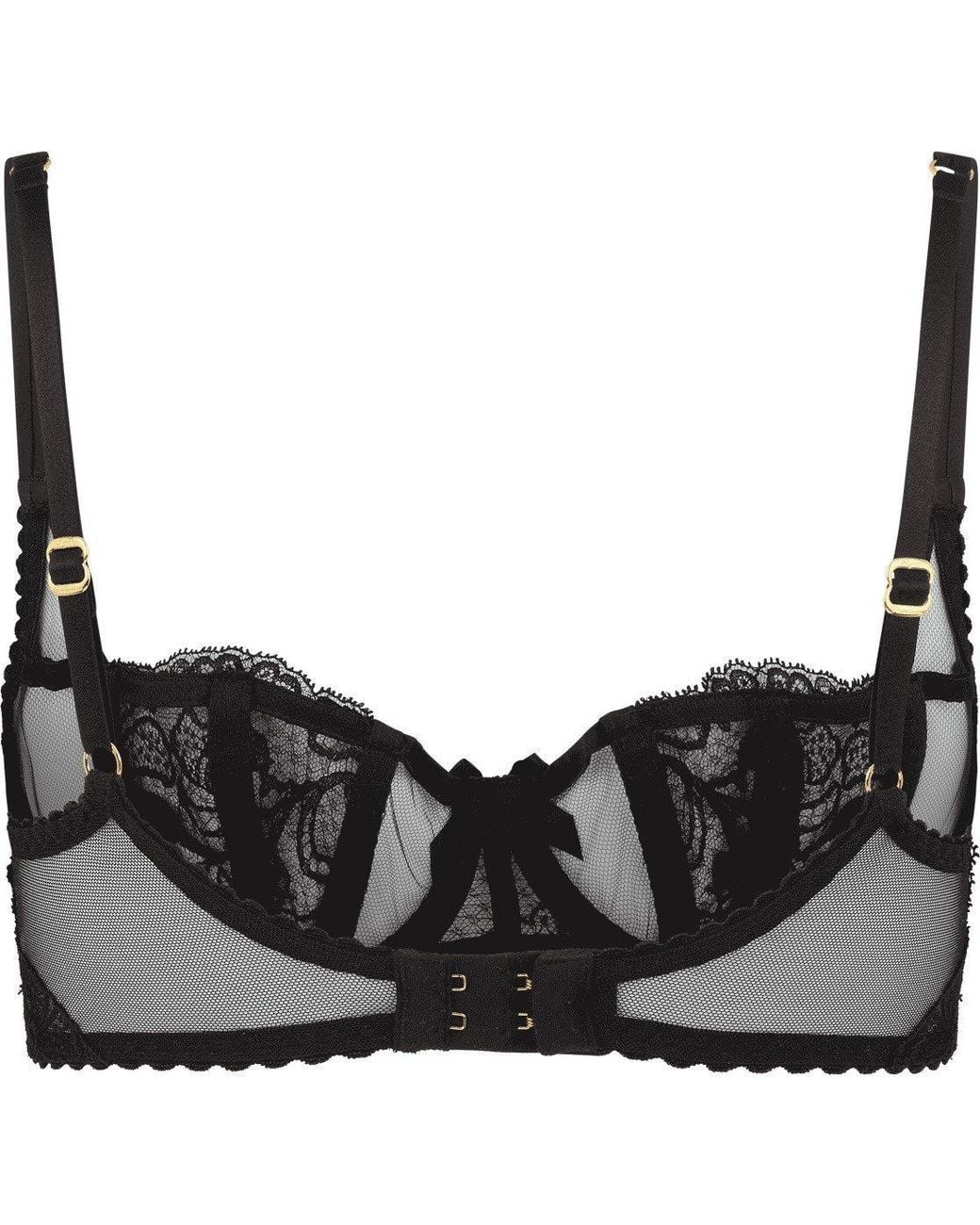 Agent Provocateur Black Rozlyn Balconette Underwired Bra