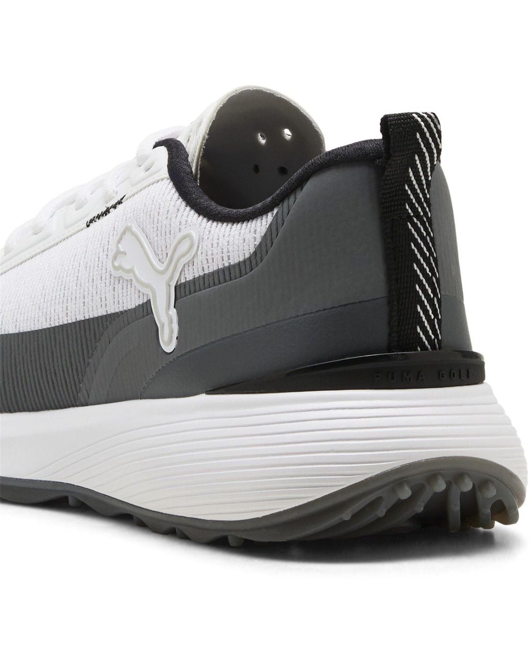 PUMA White Gruve Spikeless Golf Shoes for men