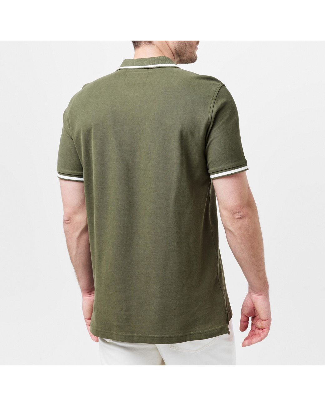 Original Penguin Green Op Tipped Polo Shirt for men