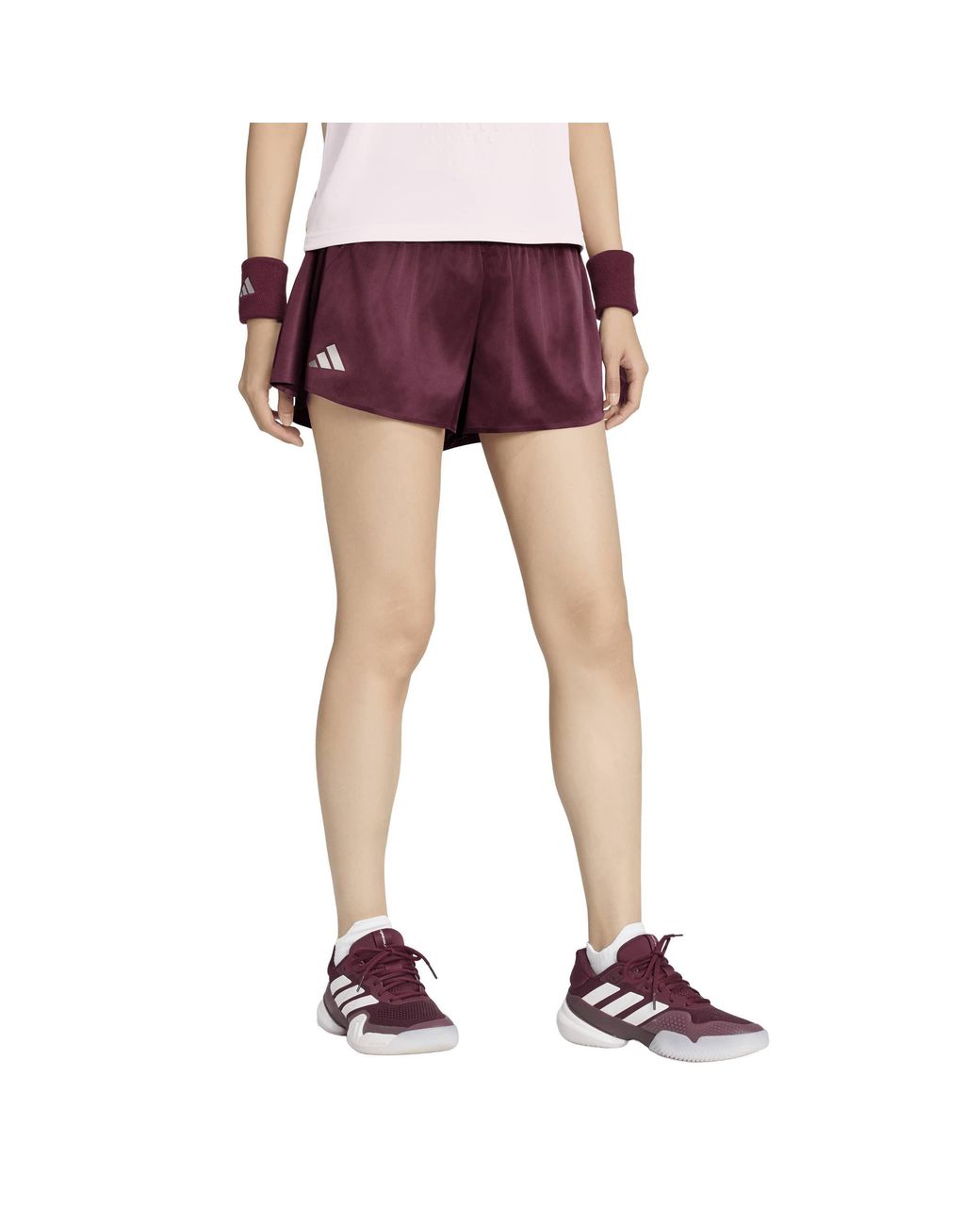 Adidas Purple Us Aeroready Tennis Shorts