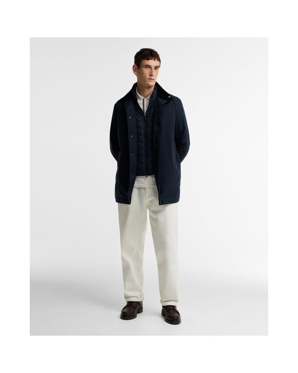 Barbour Blue Northdale Modern Heritage Mac for men